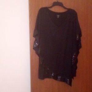 Black 2X blouse